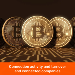 Connection activity and turnover and connected companies