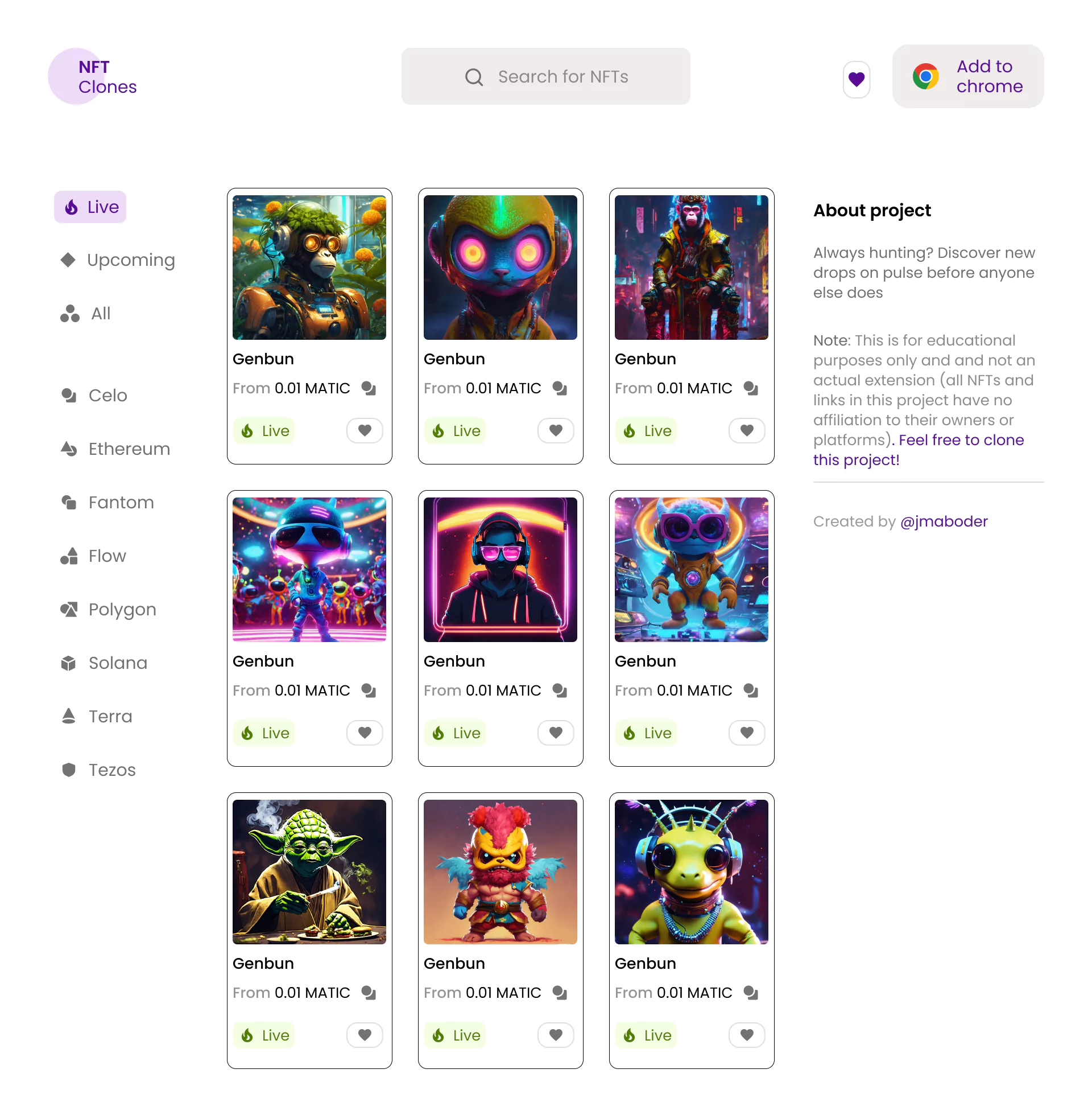 NFT Clones
