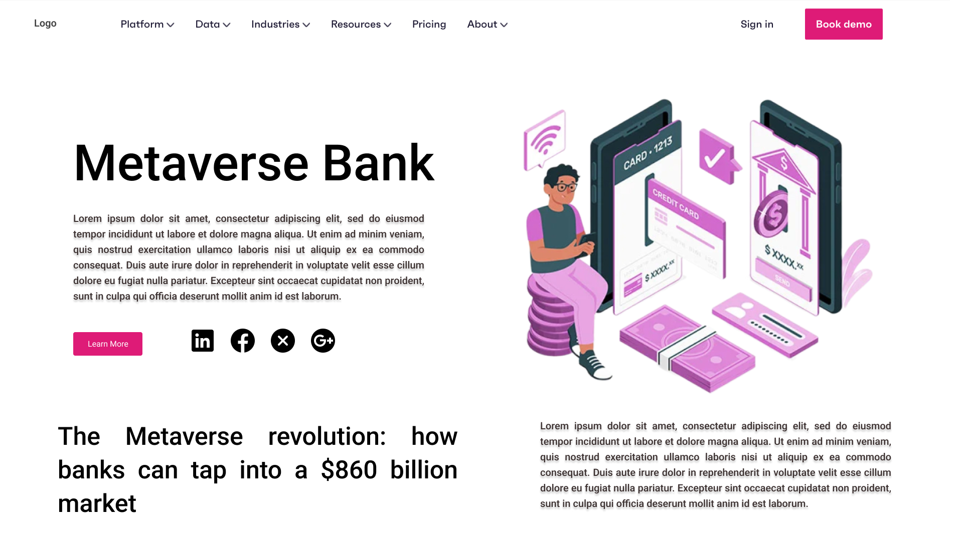 Metaverse bank